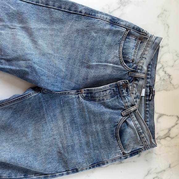 Fashionnova Crossover Straight Leg Jeans - Picture 4 of 6